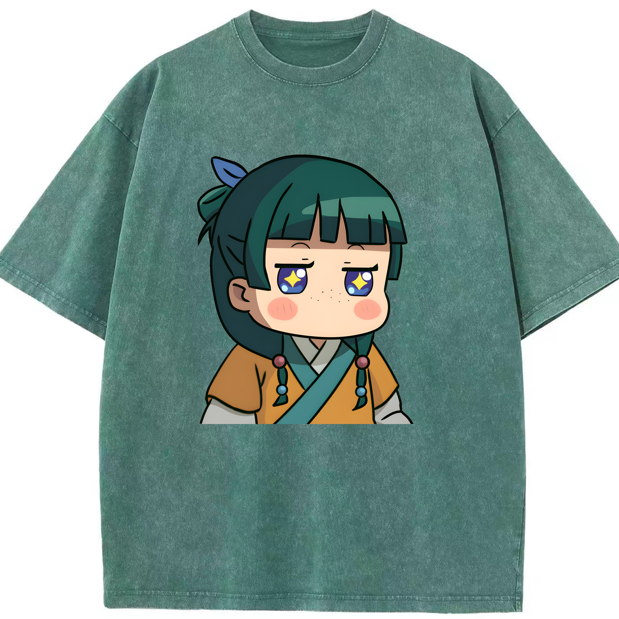 （画像用） 薬屋のひとりごと The Apothecary Diaries 綿100% ヴィンテージ風 半袖Tシャツ（フロントプリント）